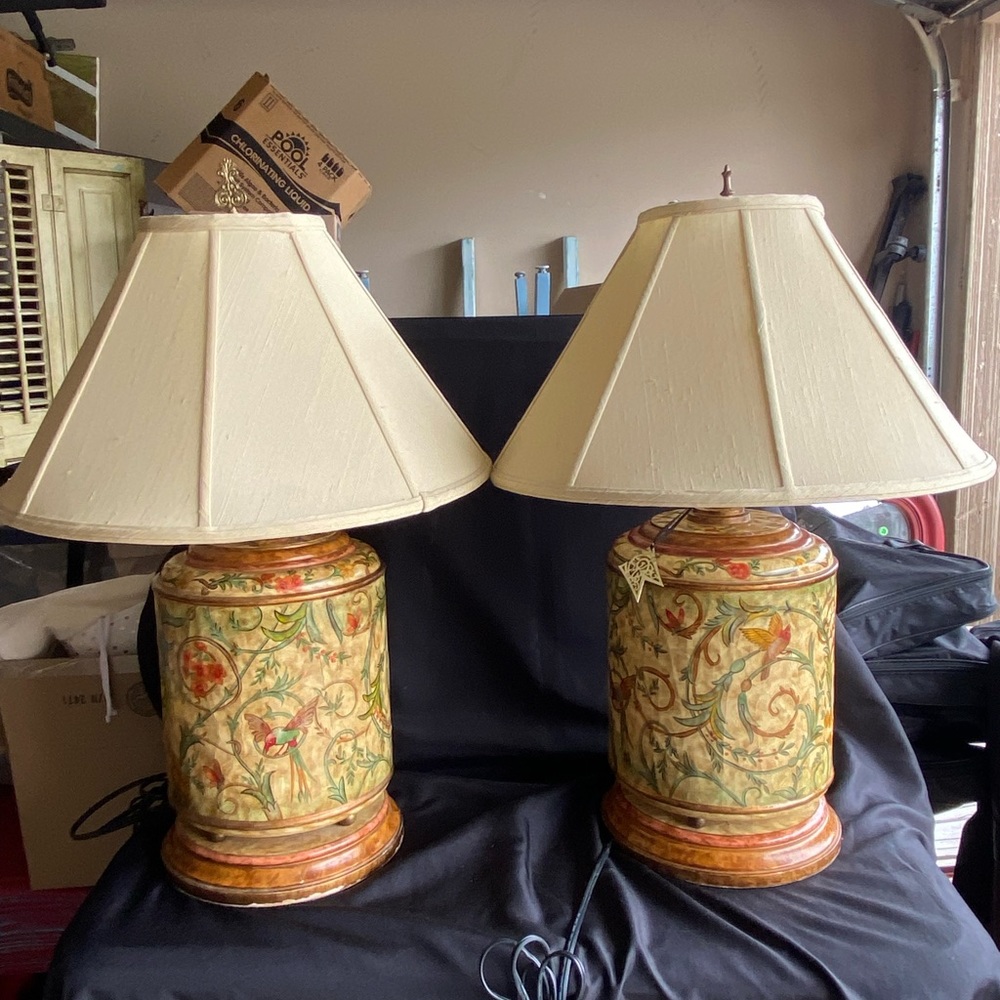 Vintage wildwood lamps